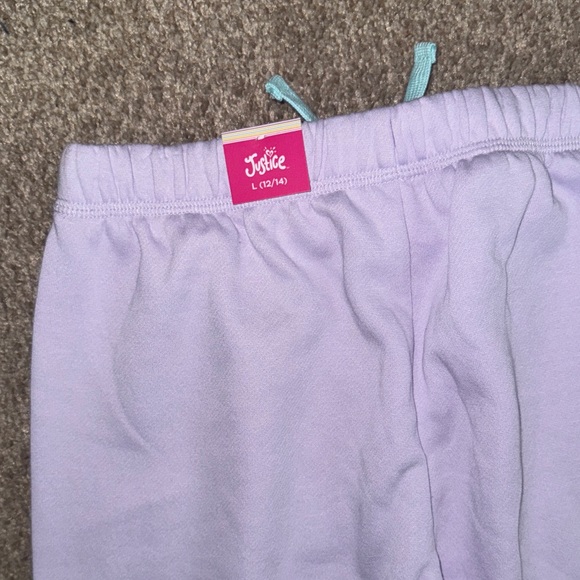 Justice Lavender and Pastel Joggers Bundle 1 New, 1 Used - Picture 7 of 7